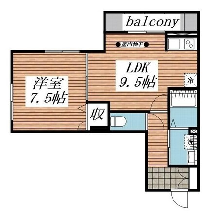 八潮駅 徒歩6分 3階の物件間取画像